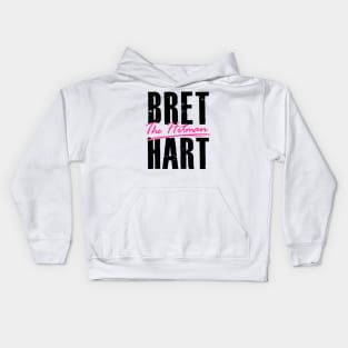 Bret Hart Fearless Man Kids Hoodie